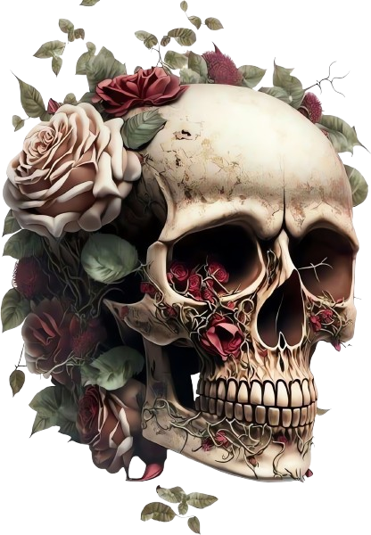 FLORAL SKULL