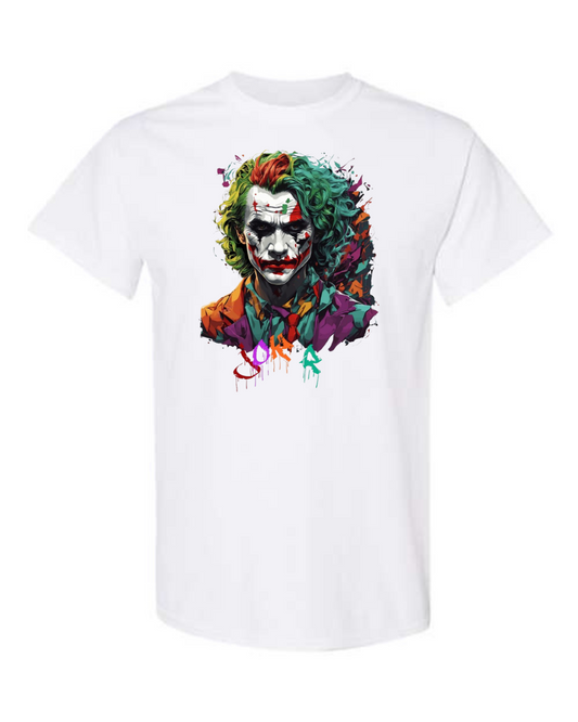 Dark Clown Chaos Joker Street Art Graphic Tee